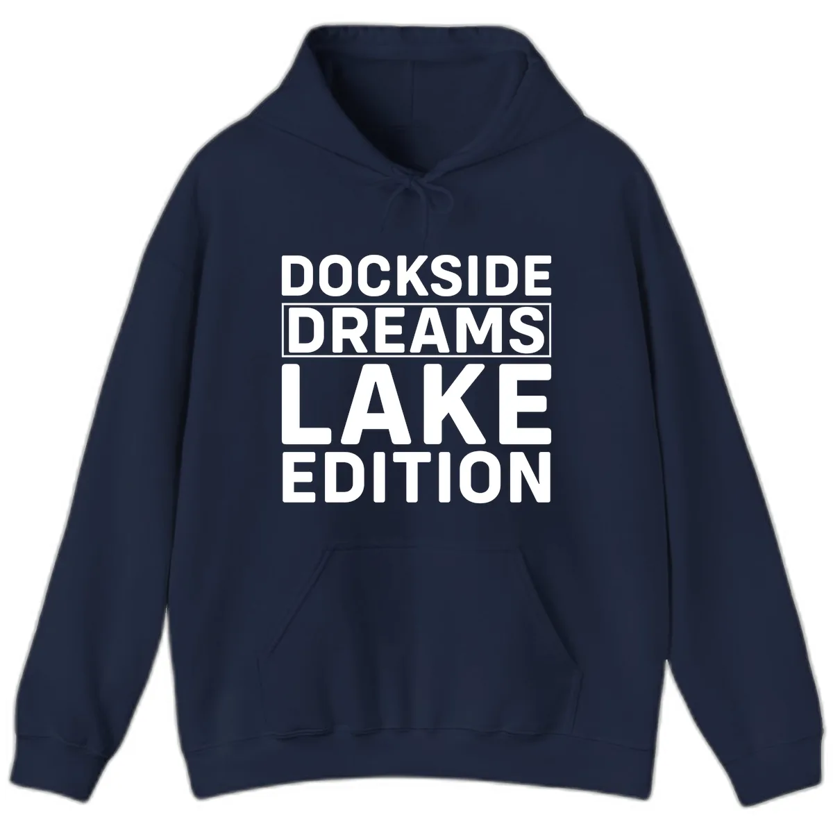 Dockside Dreams Lake Edition Hoodie in Navy
