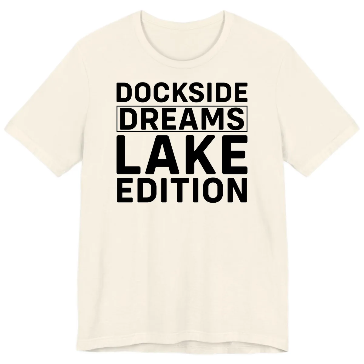 Dockside Dreams Lake Edition Premium T-Shirt in Natural