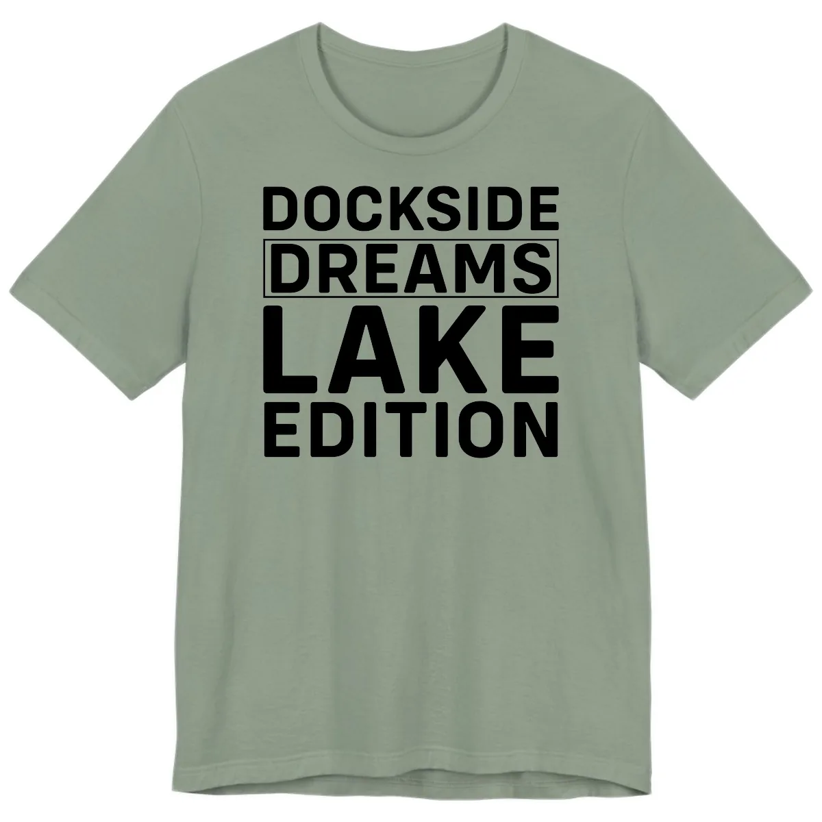 Dockside Dreams Lake Edition Premium T-Shirt in Sage