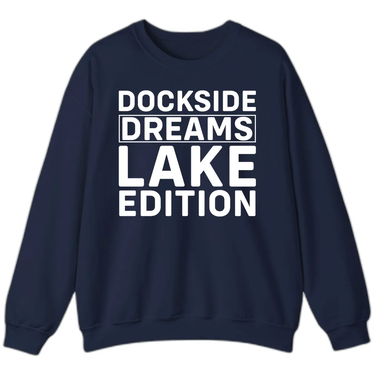 Dockside Dreams Lake Edition Sweatshirt in Navy