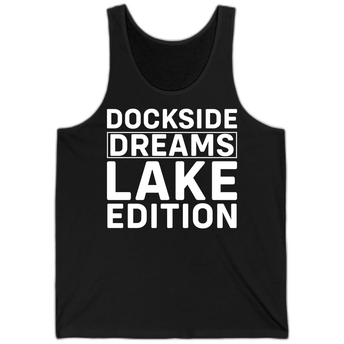 Dockside Dreams Lake Edition Tank in Black