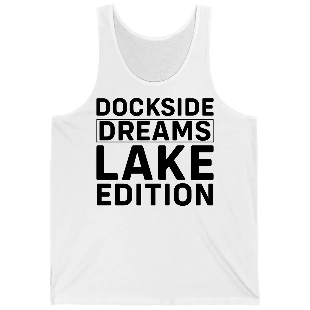Dockside Dreams Lake Edition Tank in White
