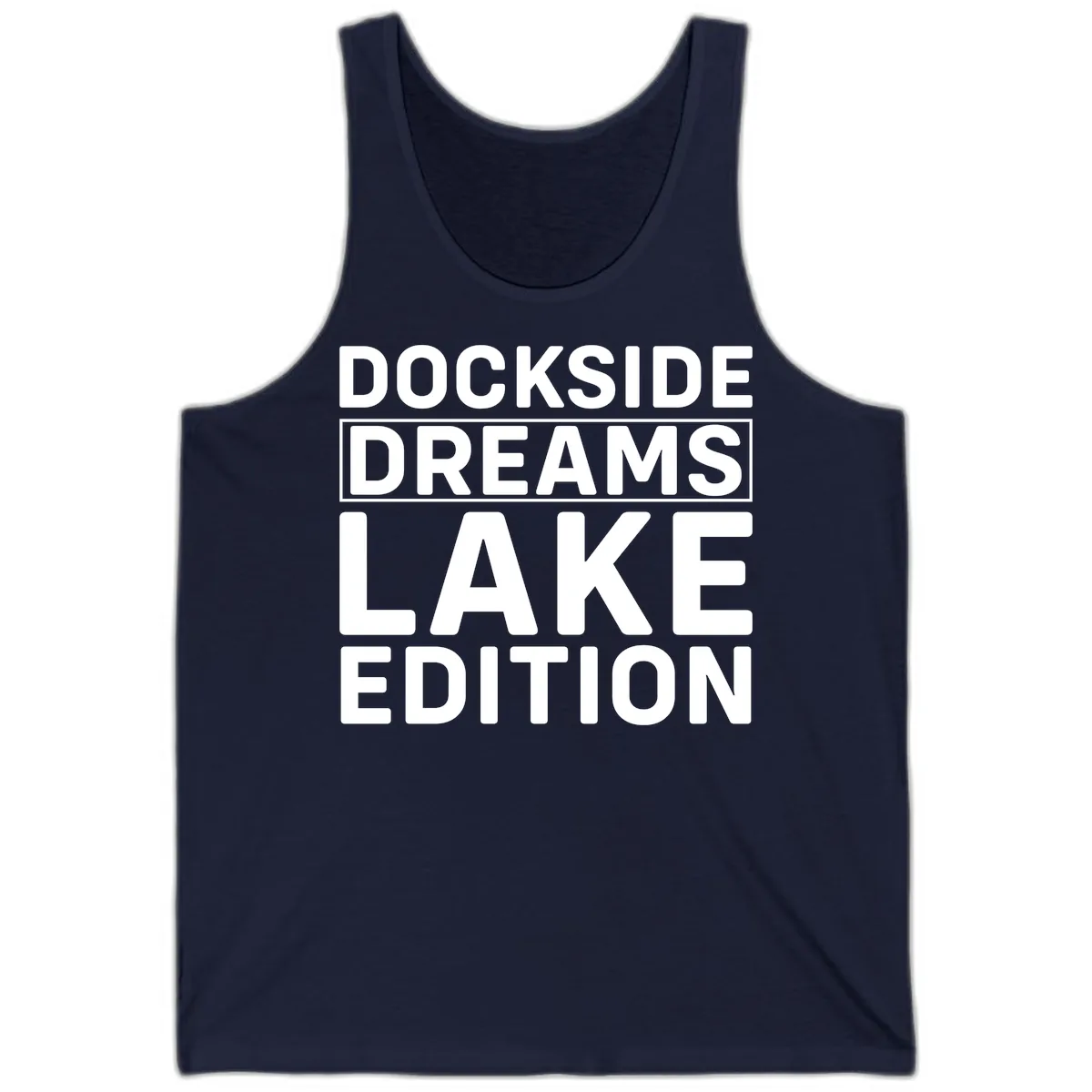Dockside Dreams Lake Edition Tank in Navy