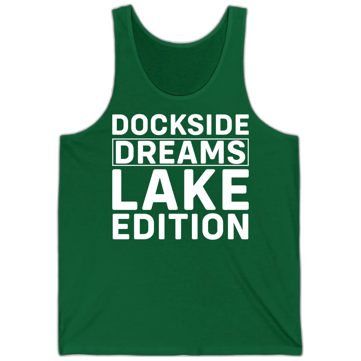 Dockside Dreams Lake Edition Tank in Kelly