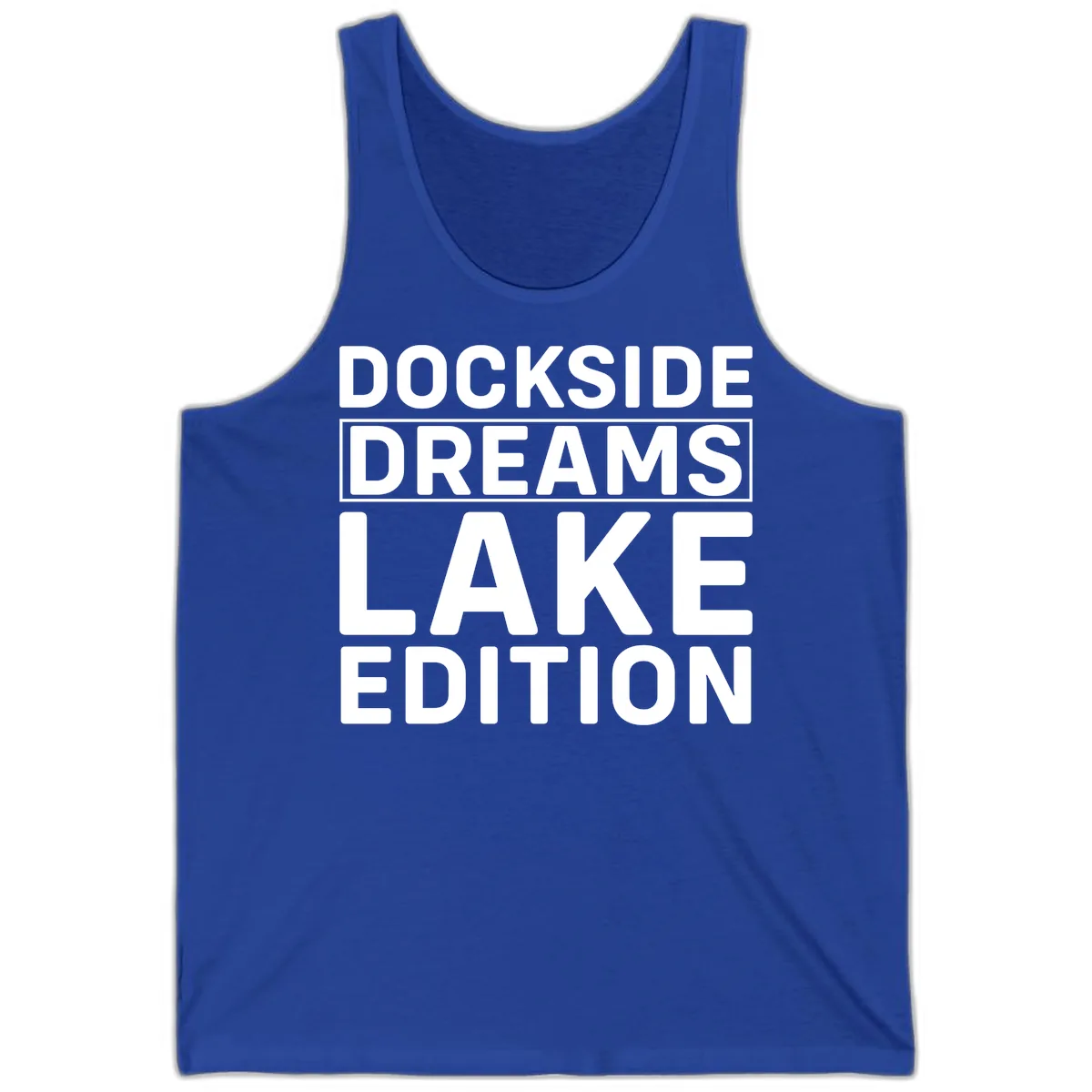 Dockside Dreams Lake Edition Tank in True Royal