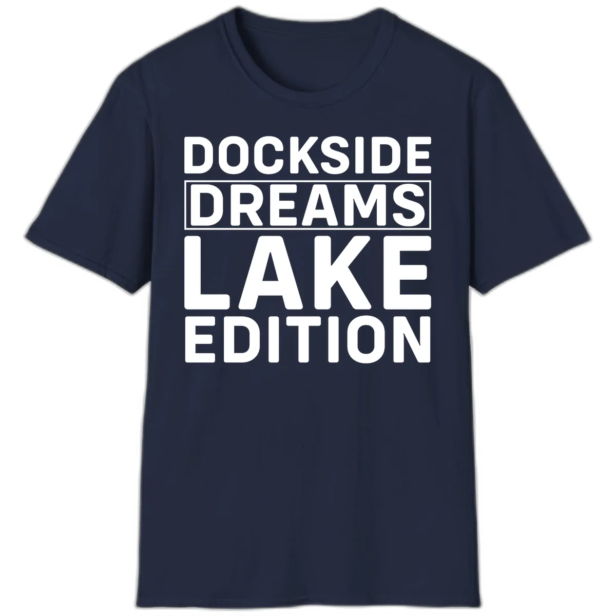 Dockside Dreams Lake Edition T-Shirt in Navy