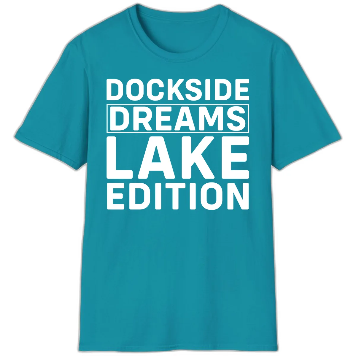 Dockside Dreams Lake Edition T-Shirt in Tropical Blue
