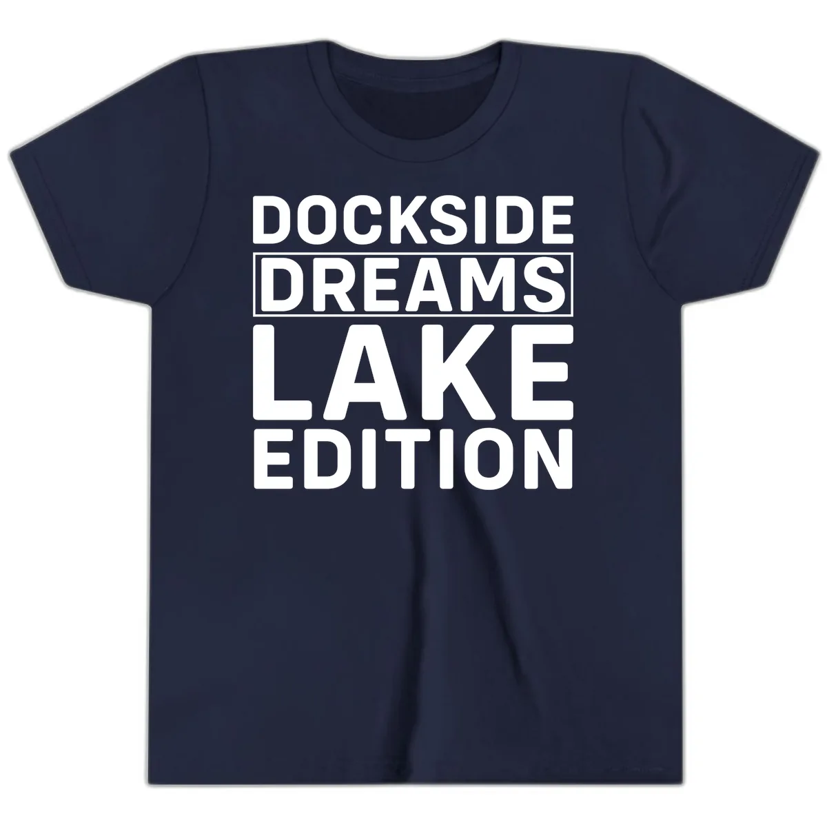 Dockside Dreams Lake Edition Youth T-Shirt in Navy