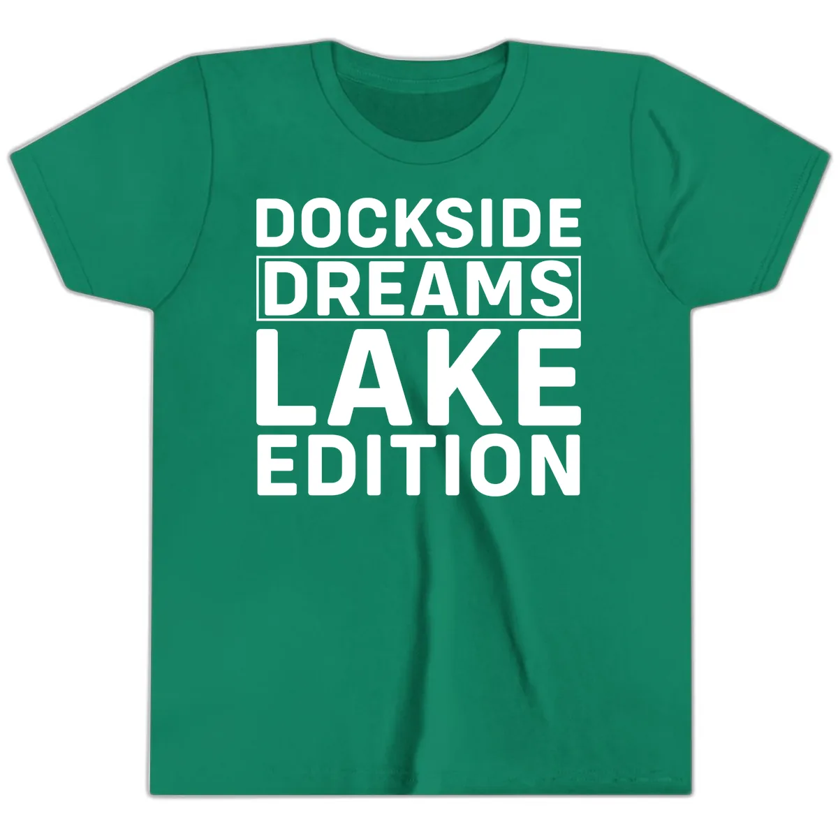 Dockside Dreams Lake Edition Youth T-Shirt in Kelly