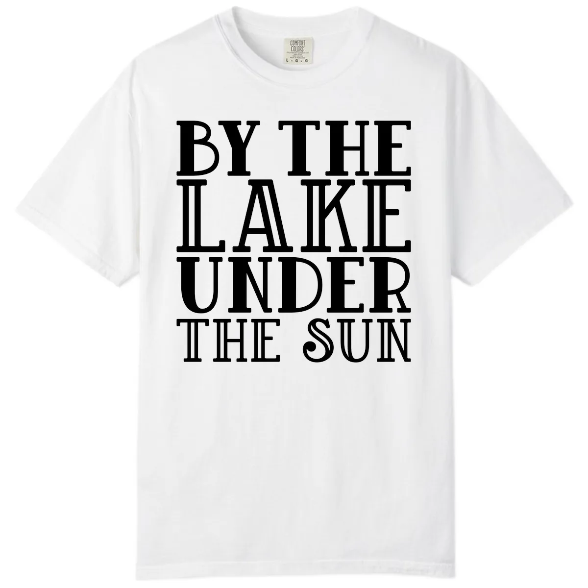 By The Lake Under The Sun Comfort Color in White