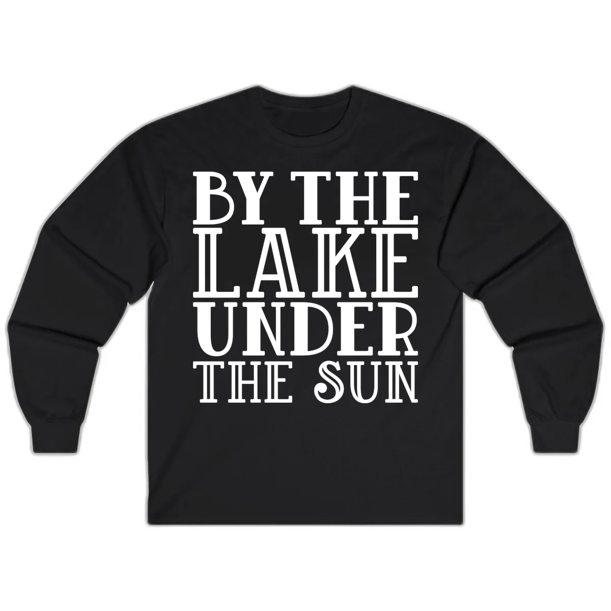 By The Lake Under The Sun Long Sleeve in Black
