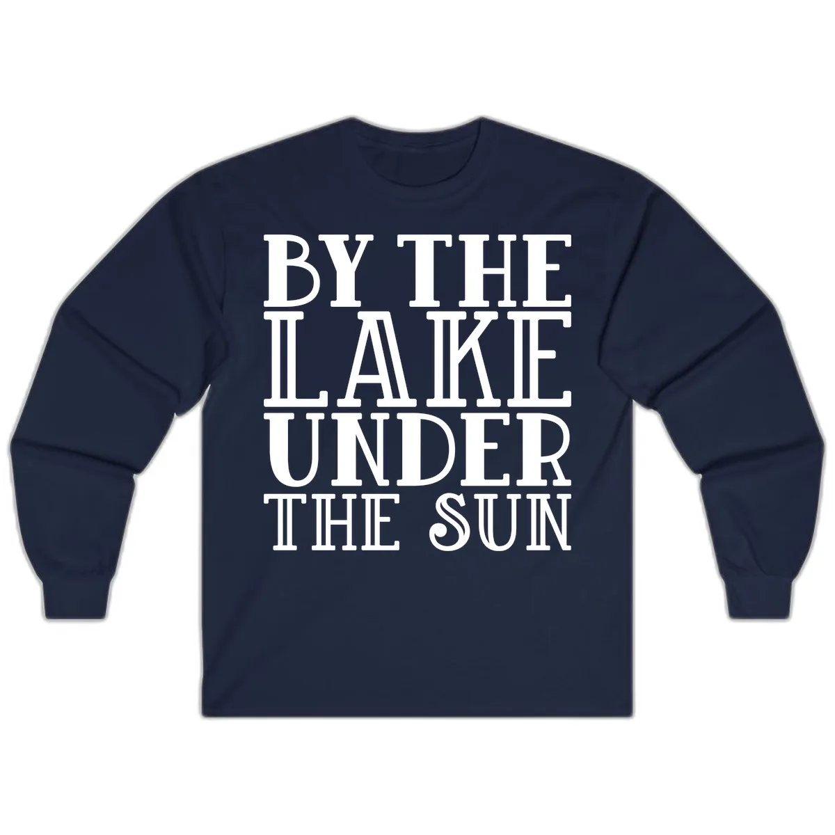 By The Lake Under The Sun Long Sleeve in Navy