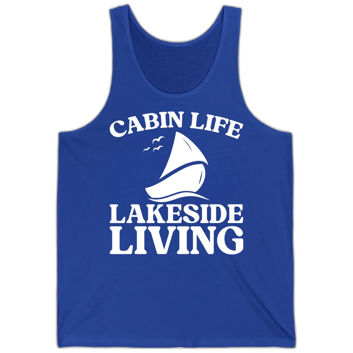 Cabin Life Lakeside Living Tank in True Royal