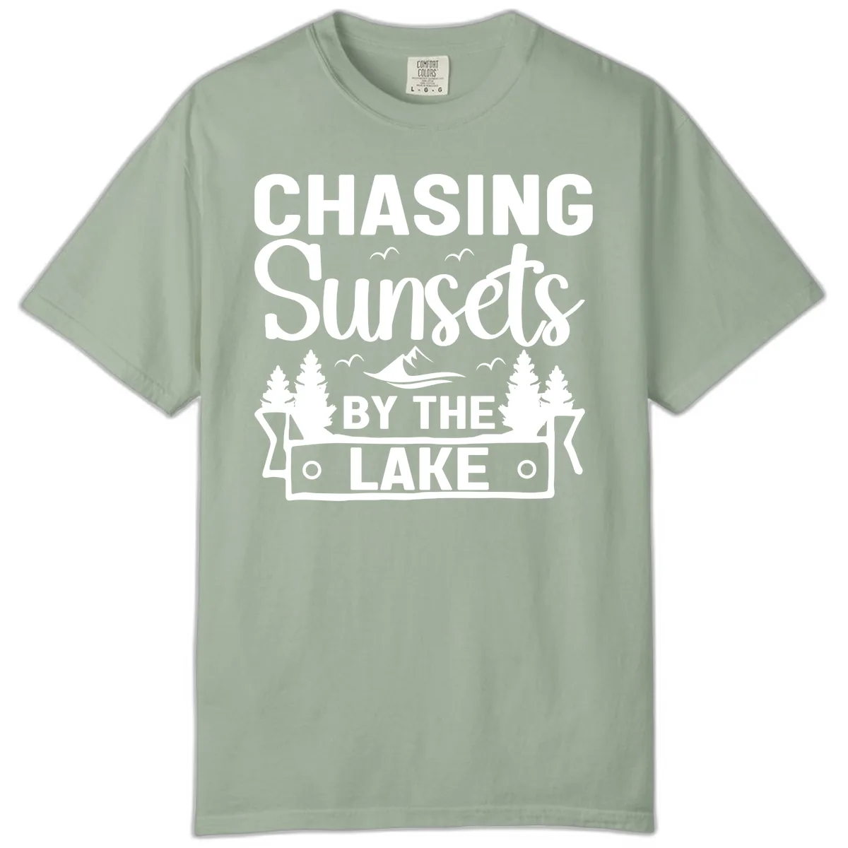 Chasing Sunsets By The Lake Design Comfort Color in Bay