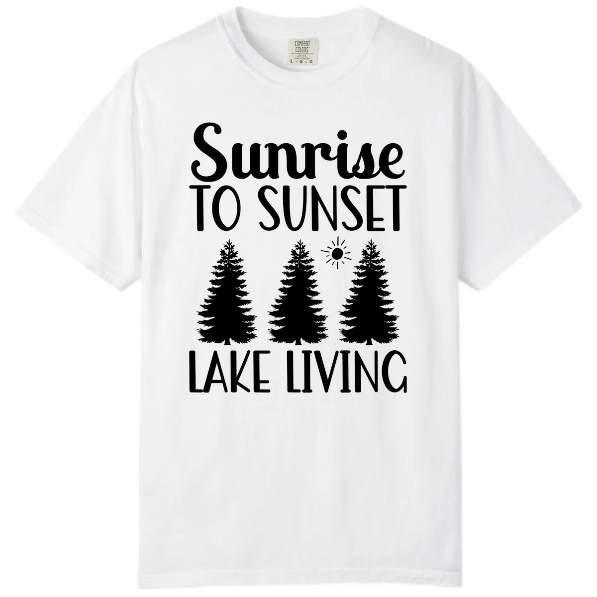 Sunrise To Sunset Lake Living Comfort Color in White