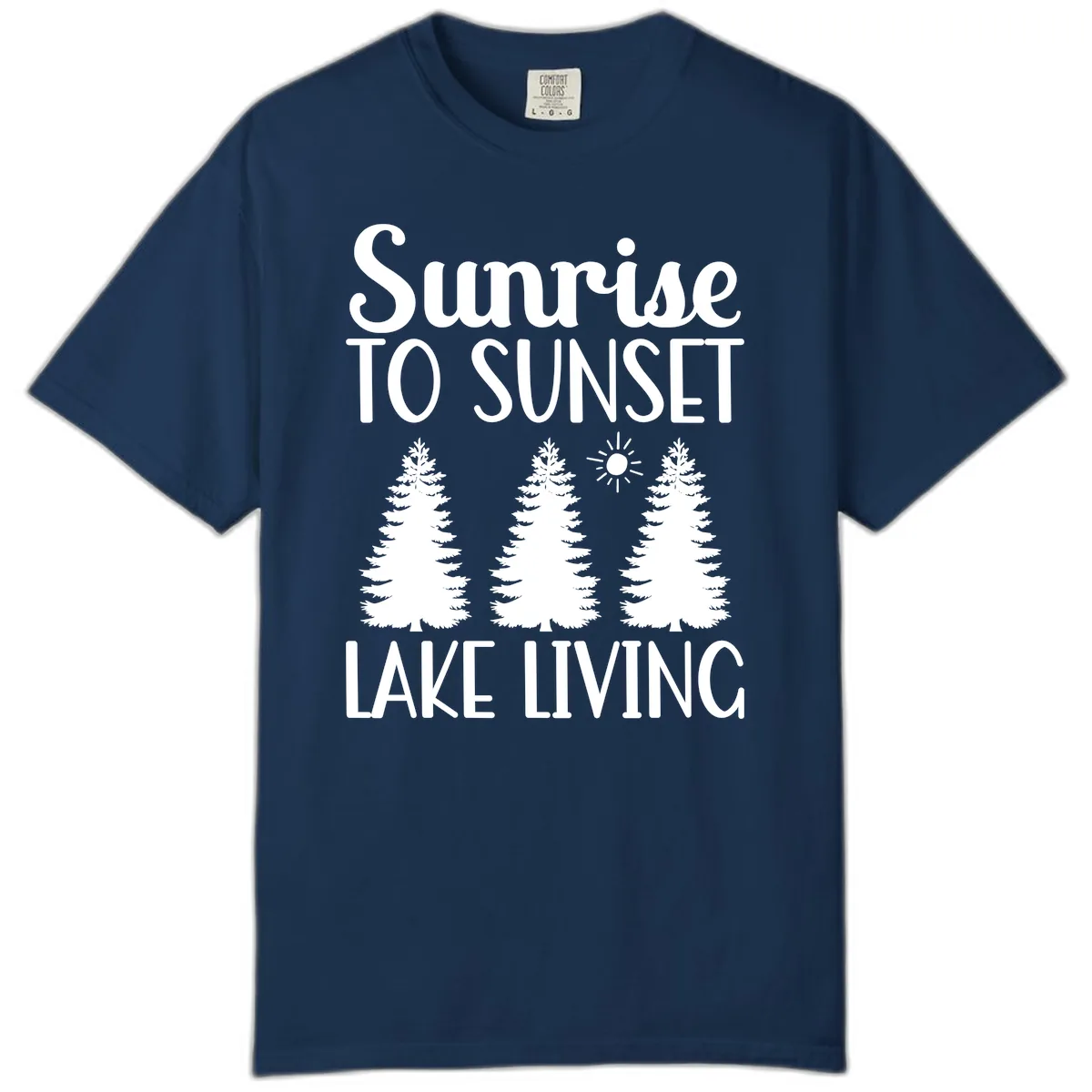 Sunrise To Sunset Lake Living Comfort Color in Navy