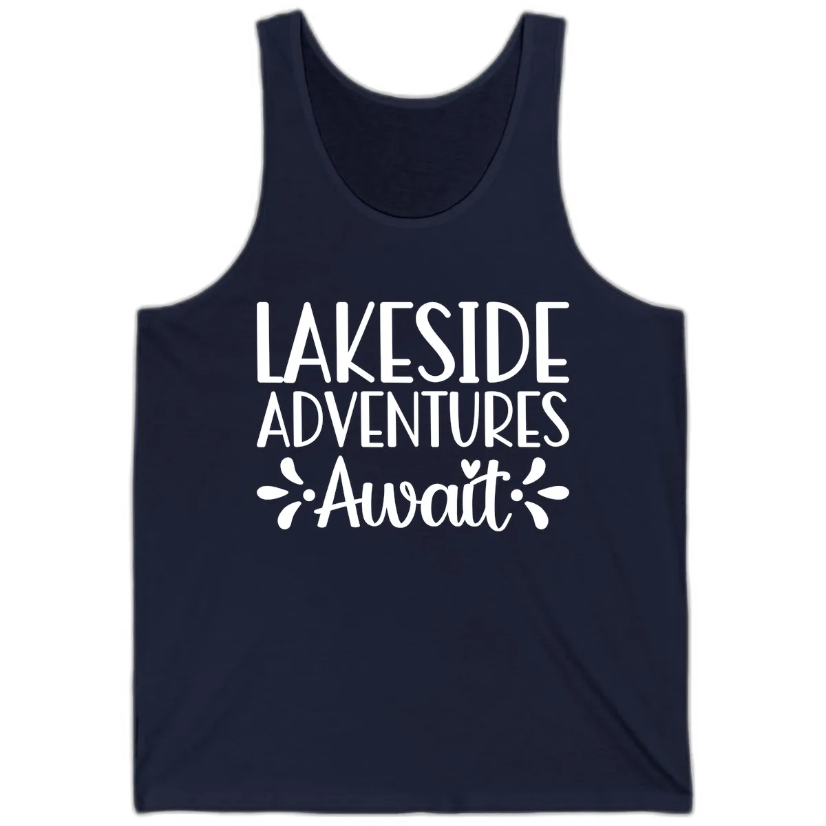 Lakeside Adventures Await Tank in Navy