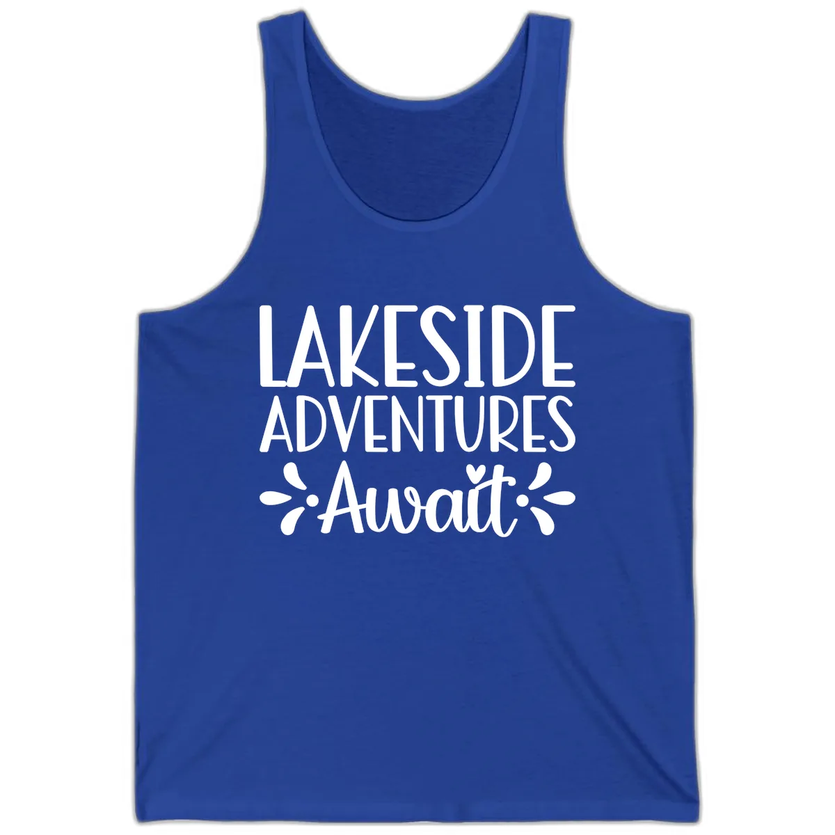 Lakeside Adventures Await Tank in True Royal