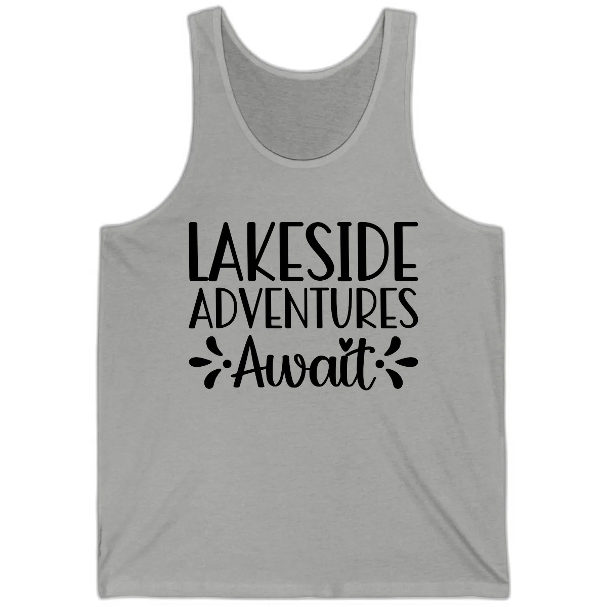 Lakeside Adventures Await Tank in Athletic Heather