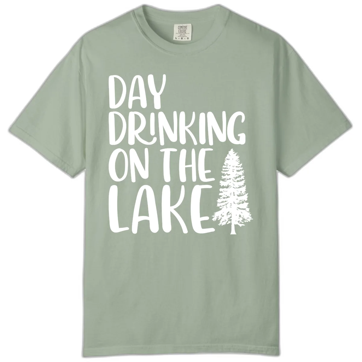 Day Drinking On The Lake Comfort Color in Bay
