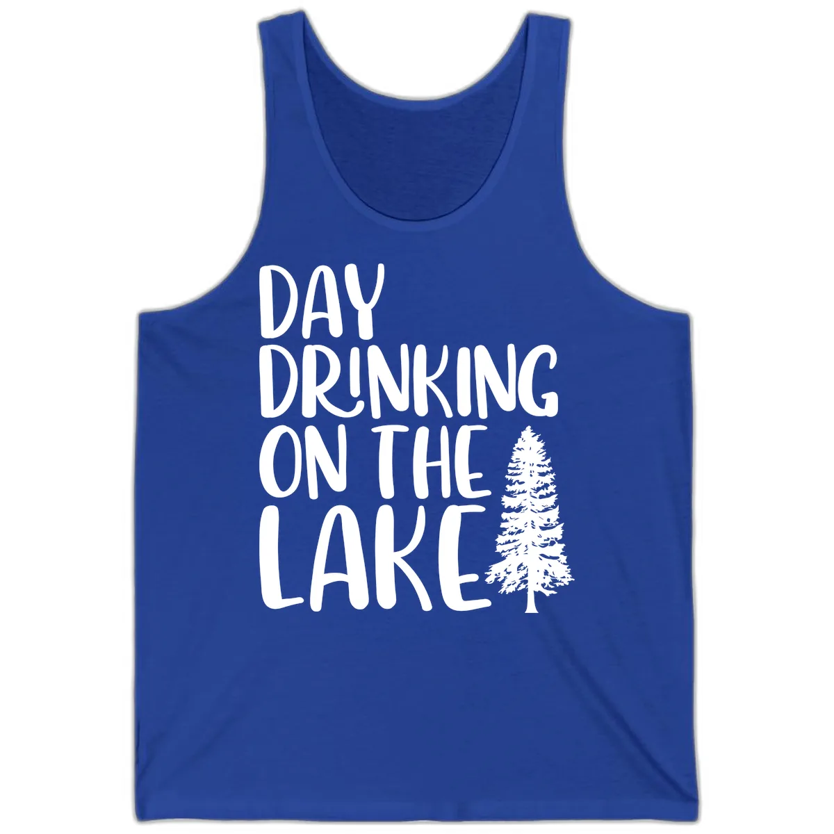 Day Drinking On The Lake Tank in True Royal