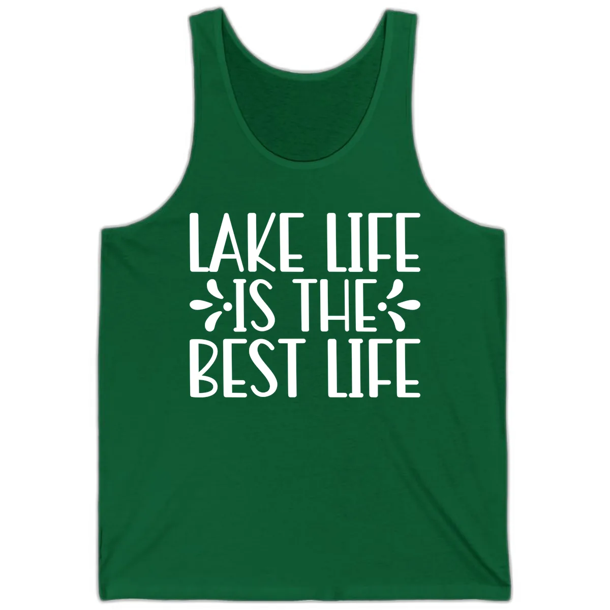 Lake Life Is The Best Life Tank in Kelly