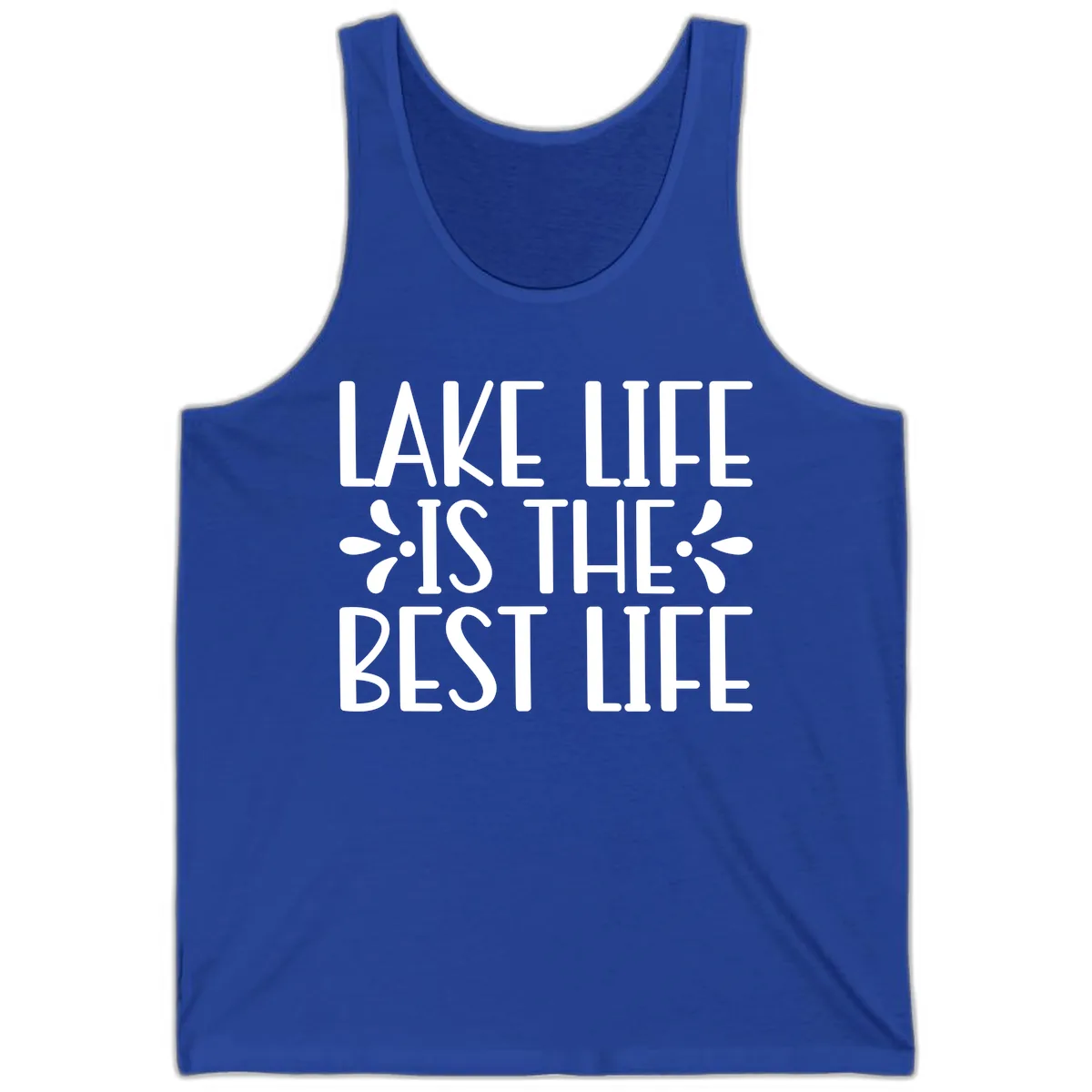 Lake Life Is The Best Life Tank in True Royal