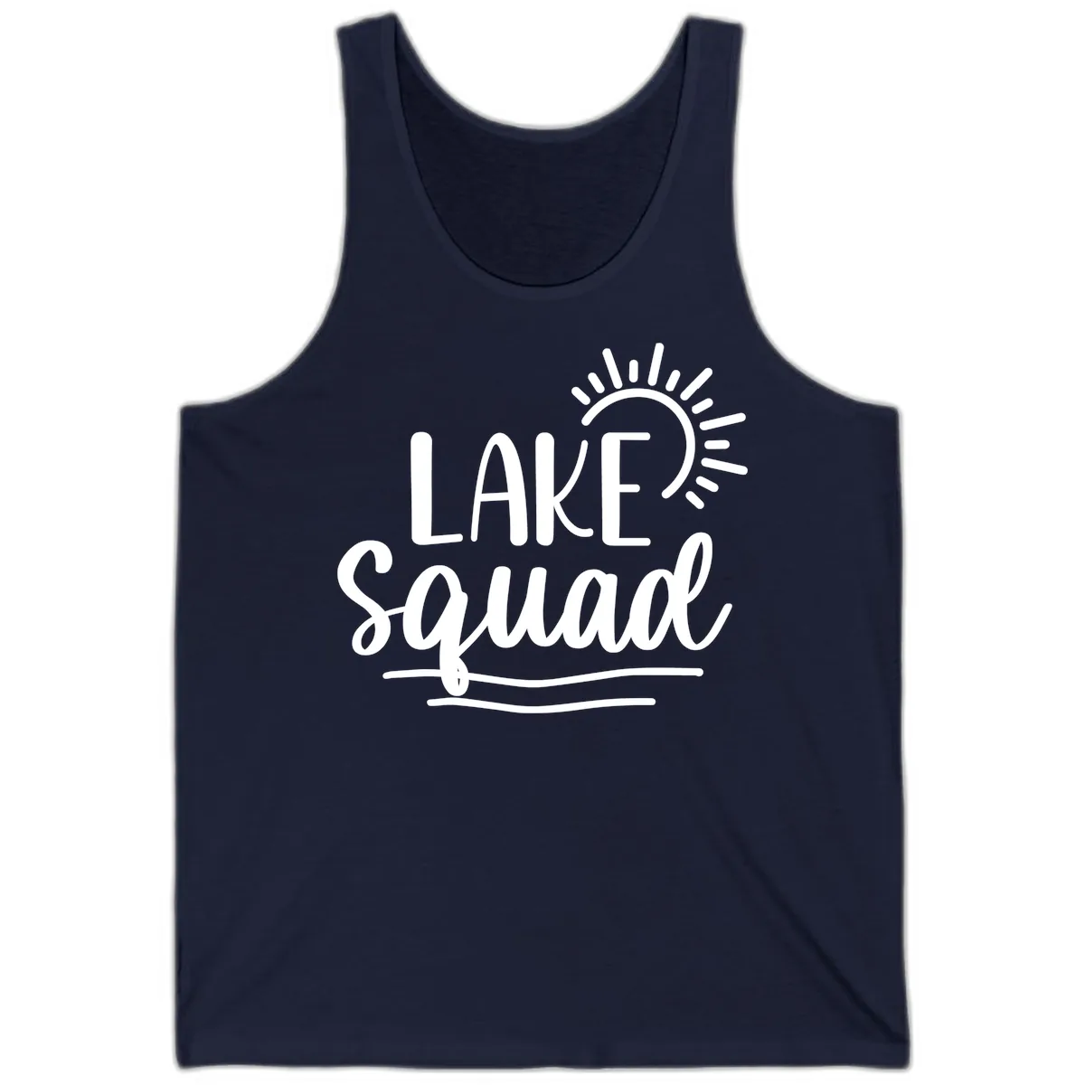 Lake Squad Summer Vibes Tank in Navy