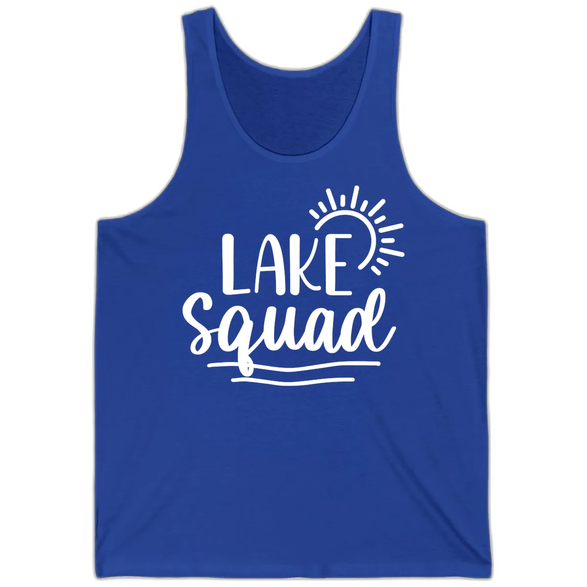 Lake Squad Summer Vibes Tank in True Royal