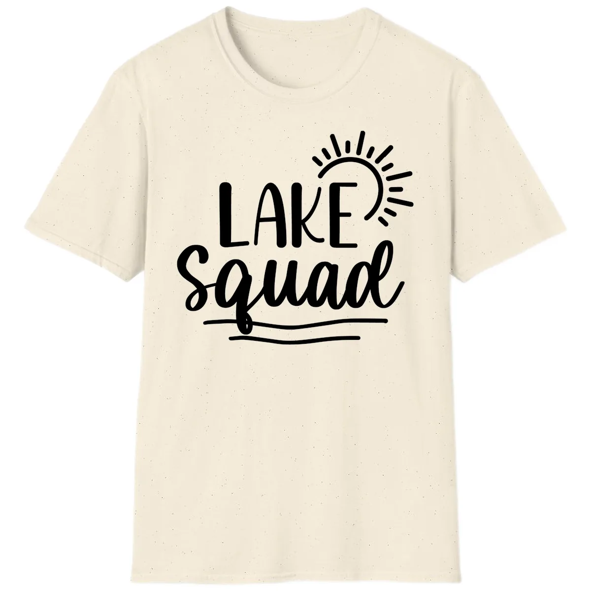 Lake Squad Summer Vibes T-Shirt in Natural