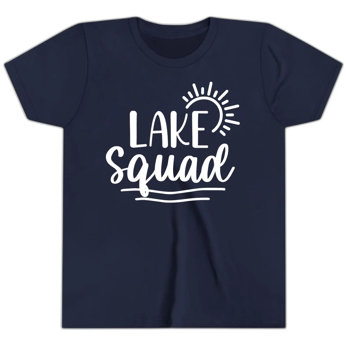Lake Squad Summer Vibes Youth T-Shirt in Navy