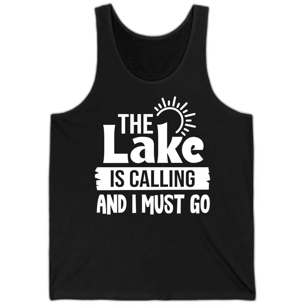 The Lake Is Calling And I Must Go Tank in Black
