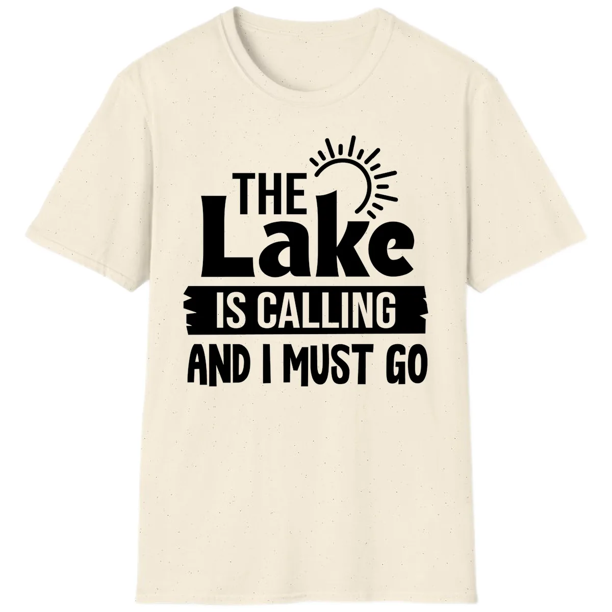 The Lake Is Calling And I Must Go T-Shirt in Natural