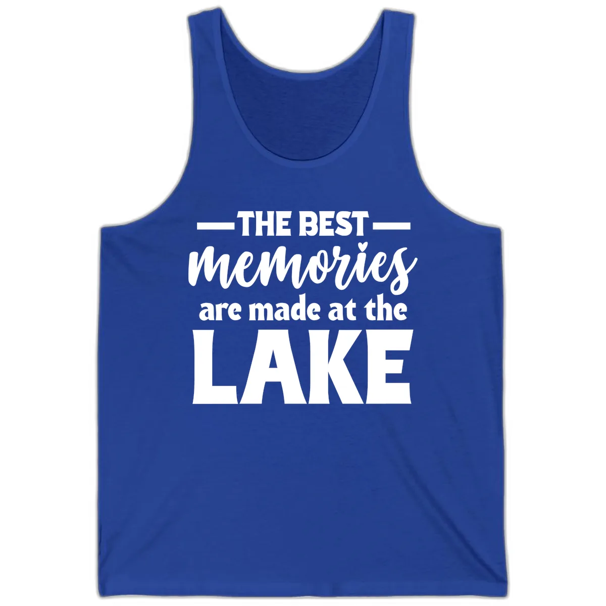 The Best Memories Are Made At The Lake Tank in True Royal