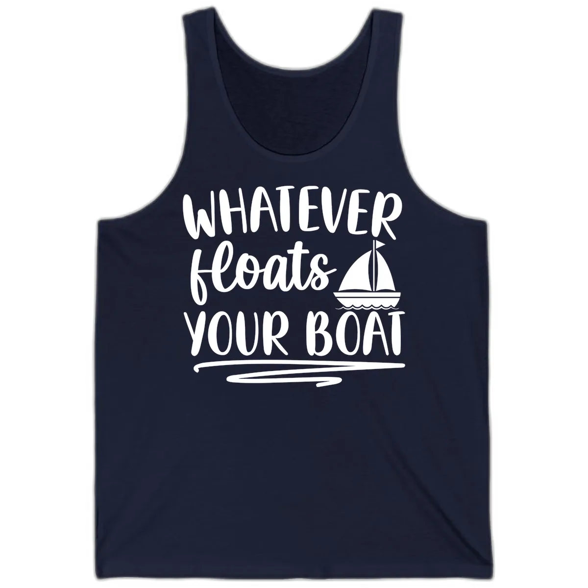 Whatever Floats Your Boat Design Tank in Navy