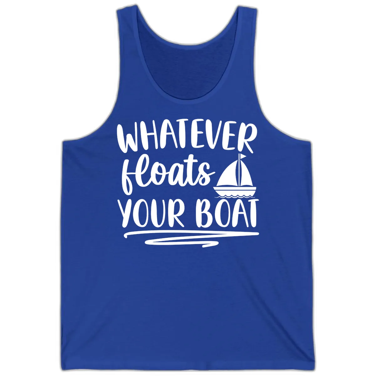 Whatever Floats Your Boat Design Tank in True Royal