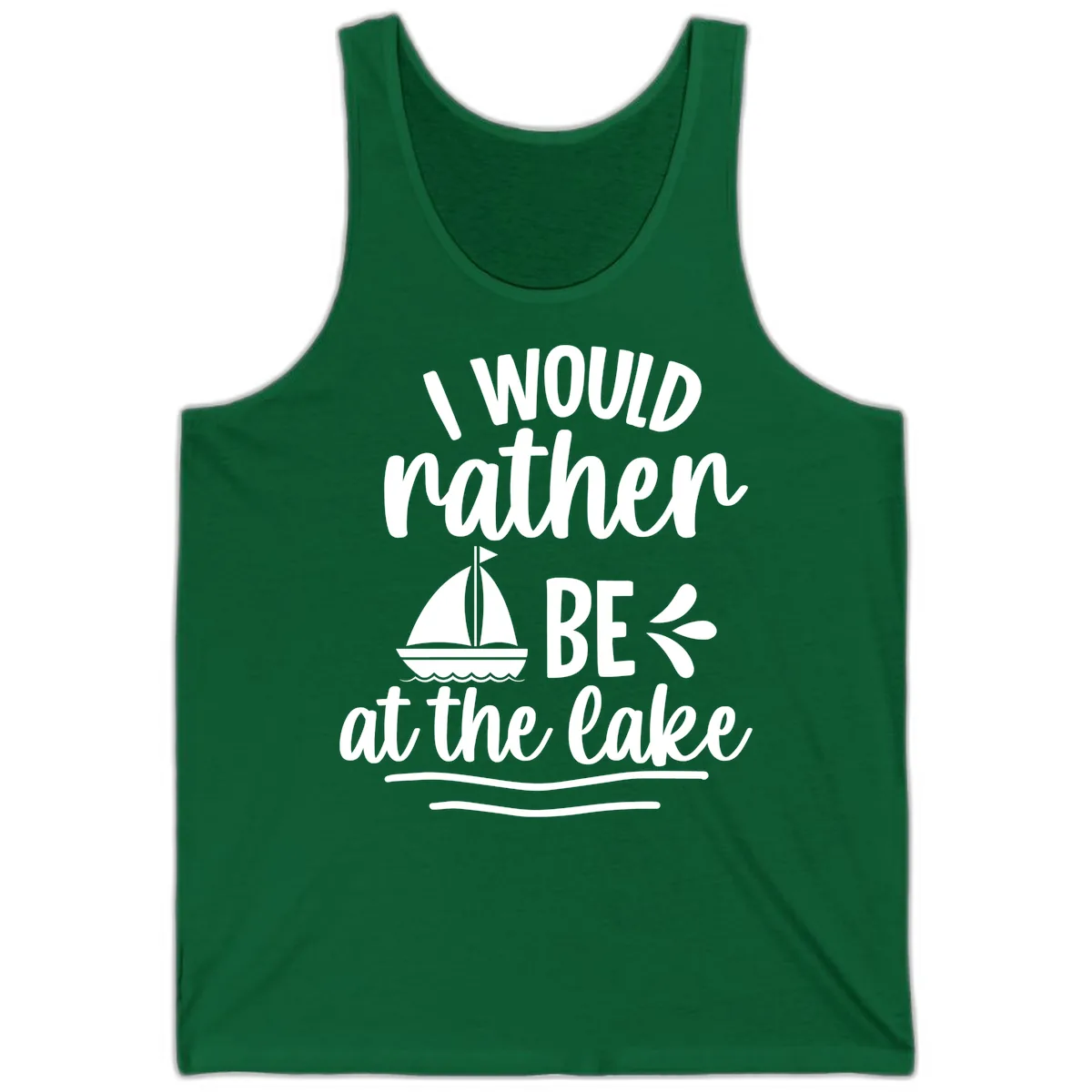 I Would Rather Be At The Lake Tank in Kelly