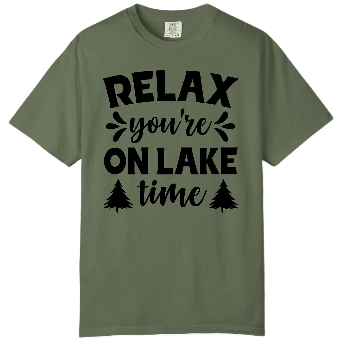 Relax You're On Lake Time Comfort Color in Sage