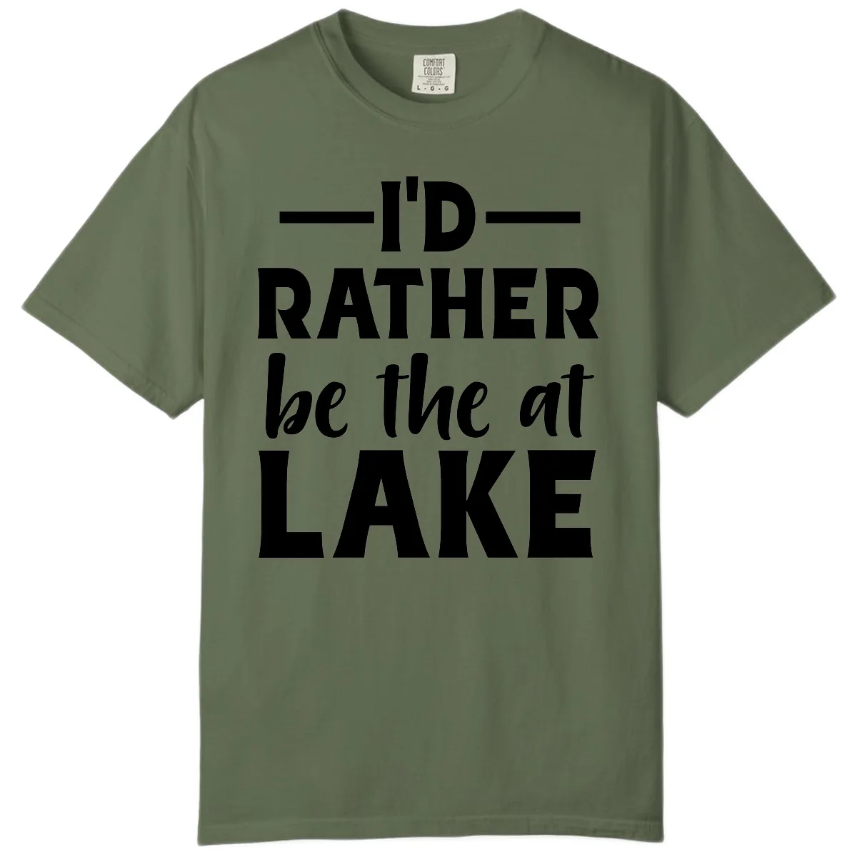 I'd Rather Be At The Lake Comfort Color in Sage