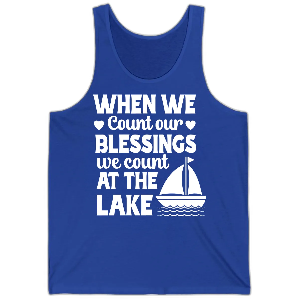 When We Count Our Blessings At The Lake Tank in True Royal