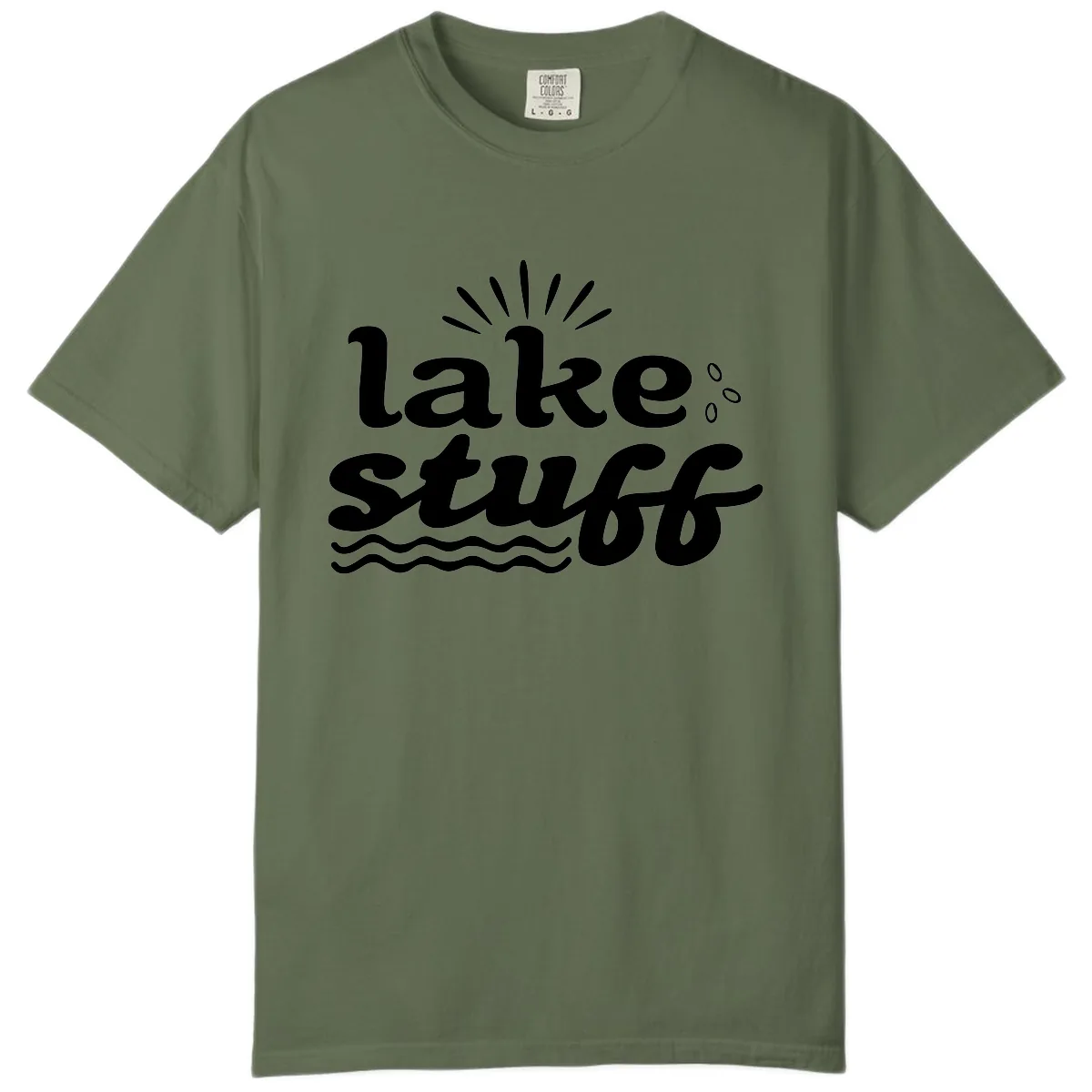 Lake Stuff Fun Lake Vibes Comfort Color in Sage