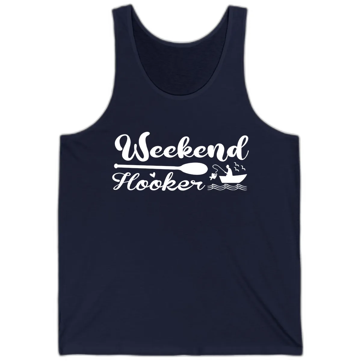 Weekend Hooker Fishing Design Tank in Navy