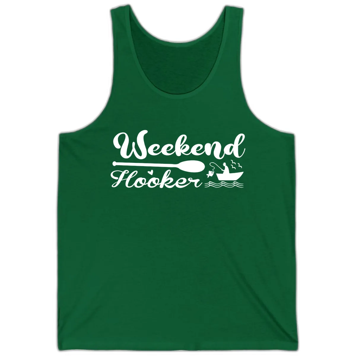 Weekend Hooker Fishing Design Tank in Kelly