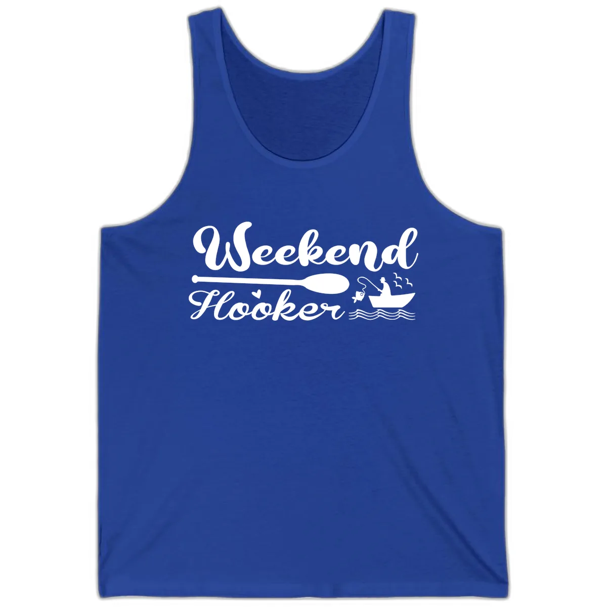 Weekend Hooker Fishing Design Tank in True Royal