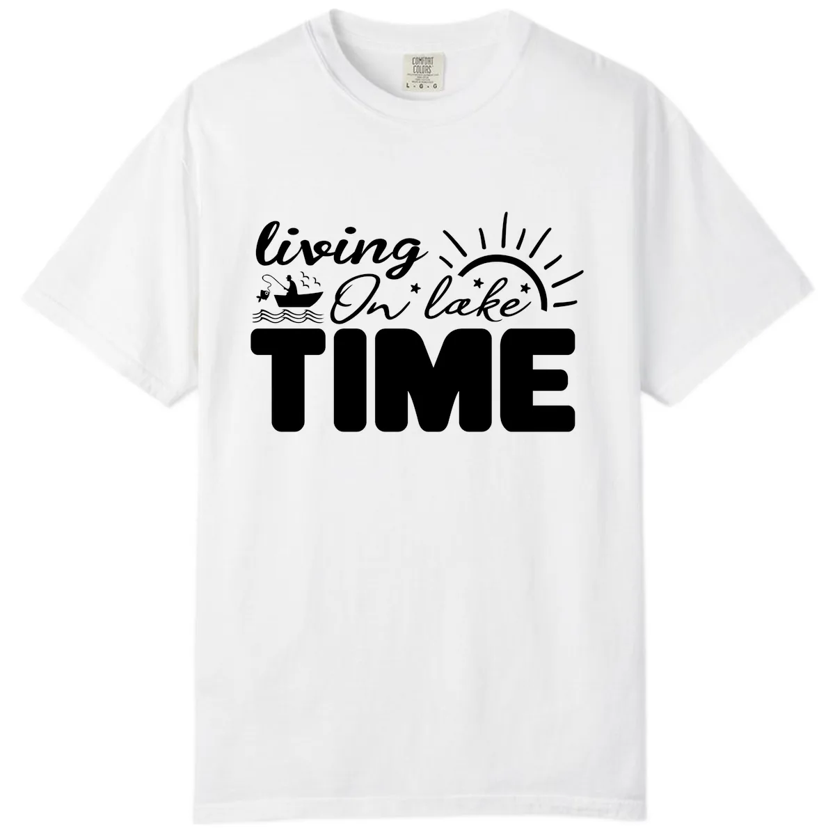 Living On Lake Time Design Comfort Color in White