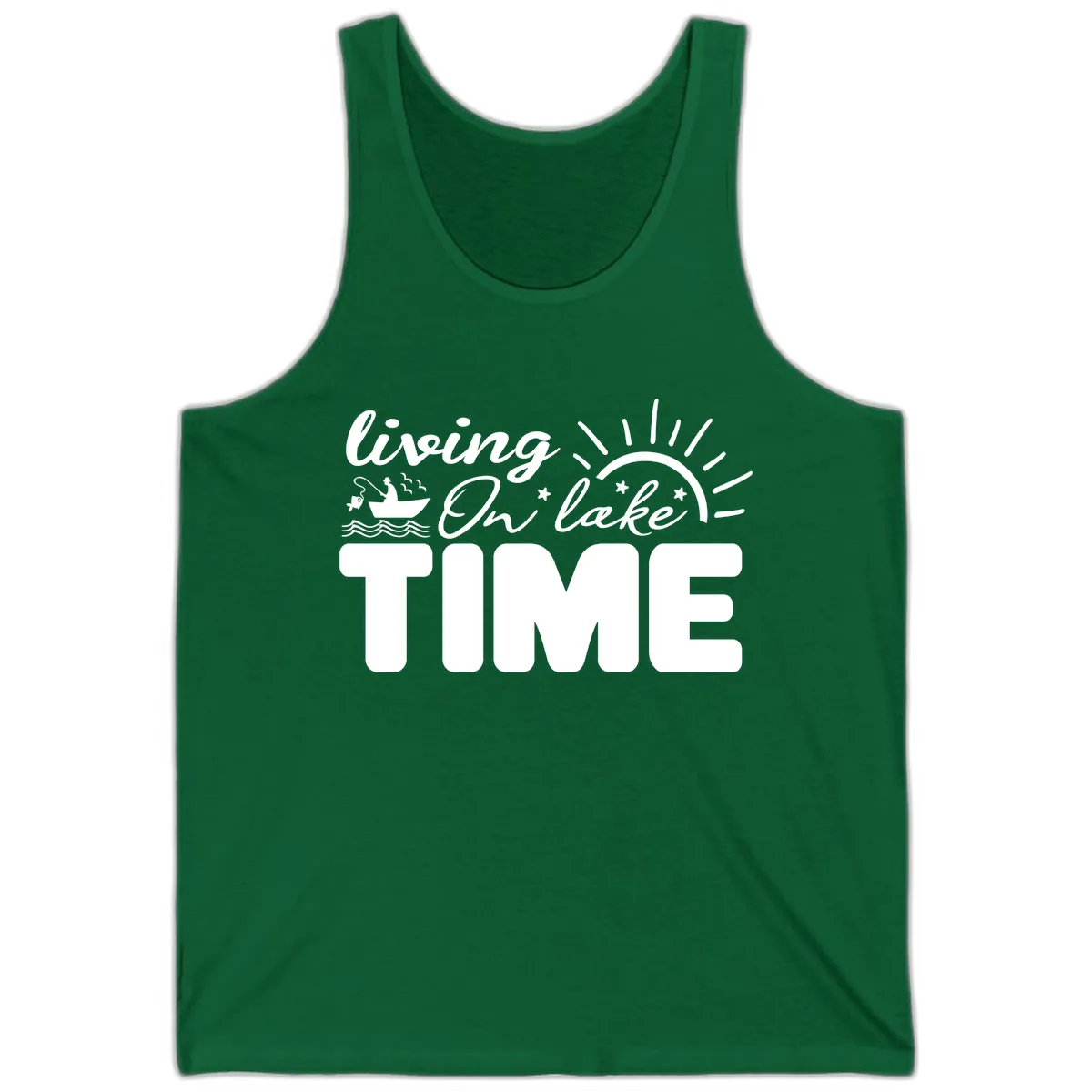 Living On Lake Time Design Tank in Kelly