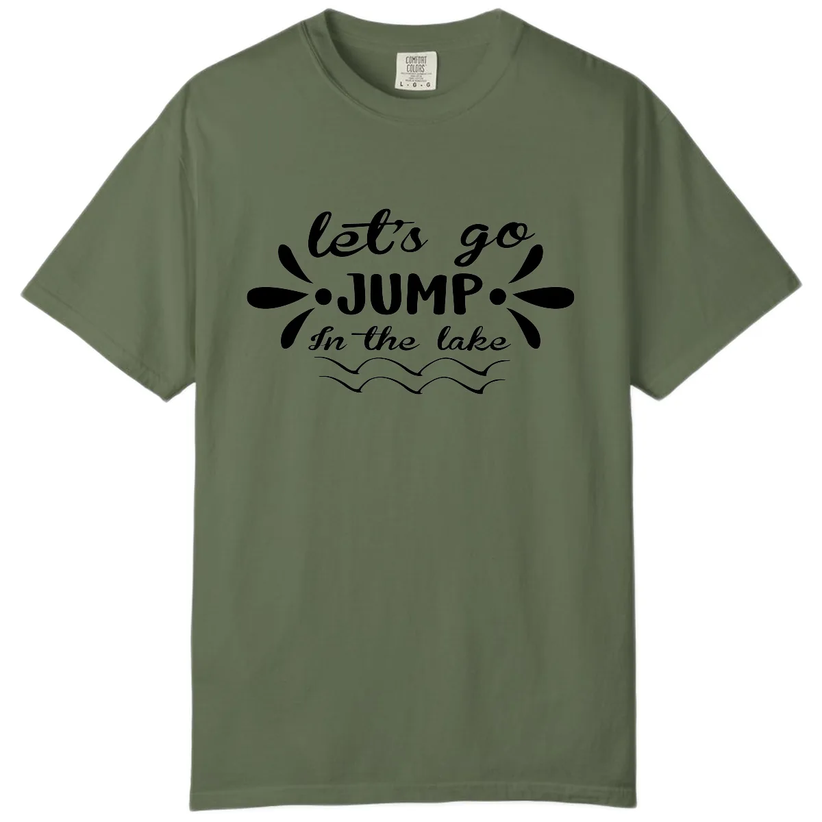 Let's Go Jump In The Lake Comfort Color in Sage