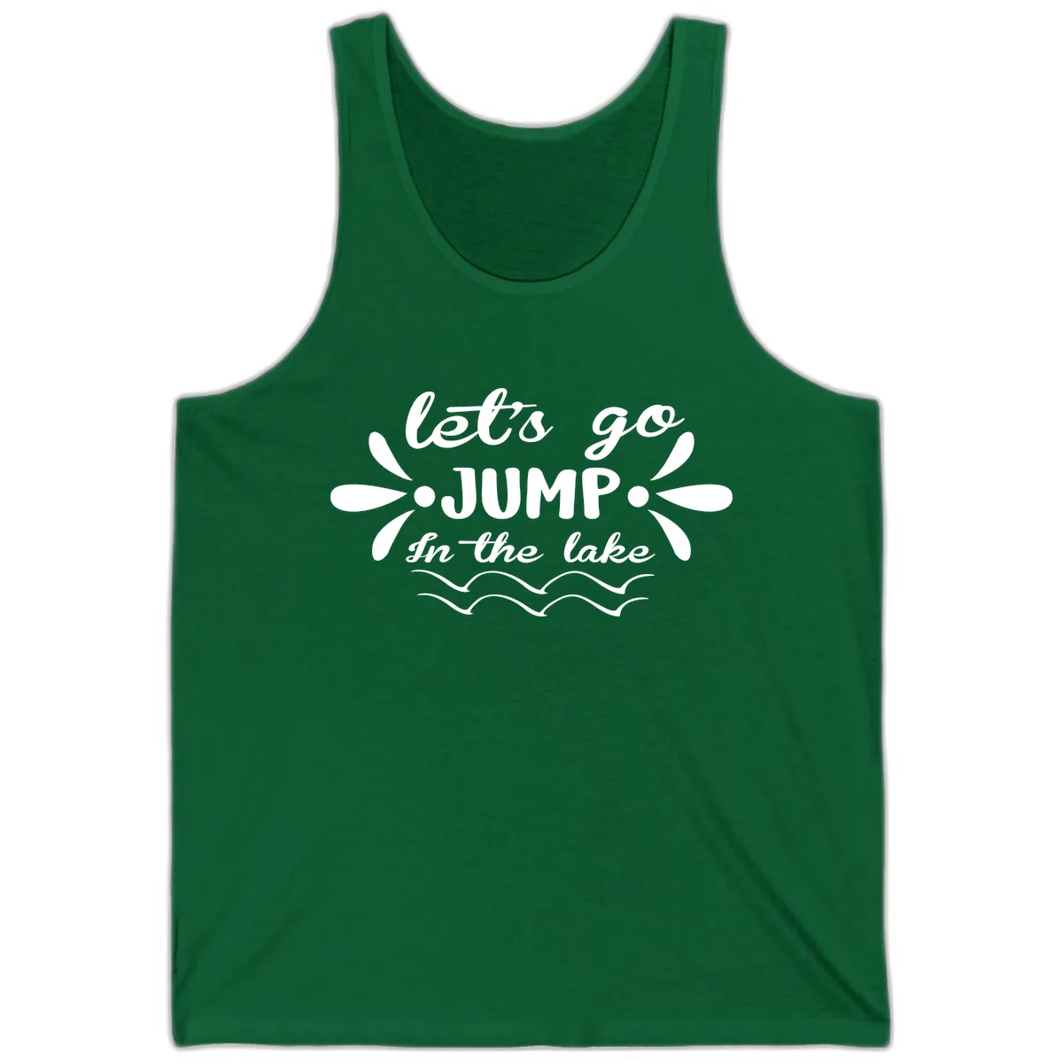 Let's Go Jump In The Lake Tank in Kelly