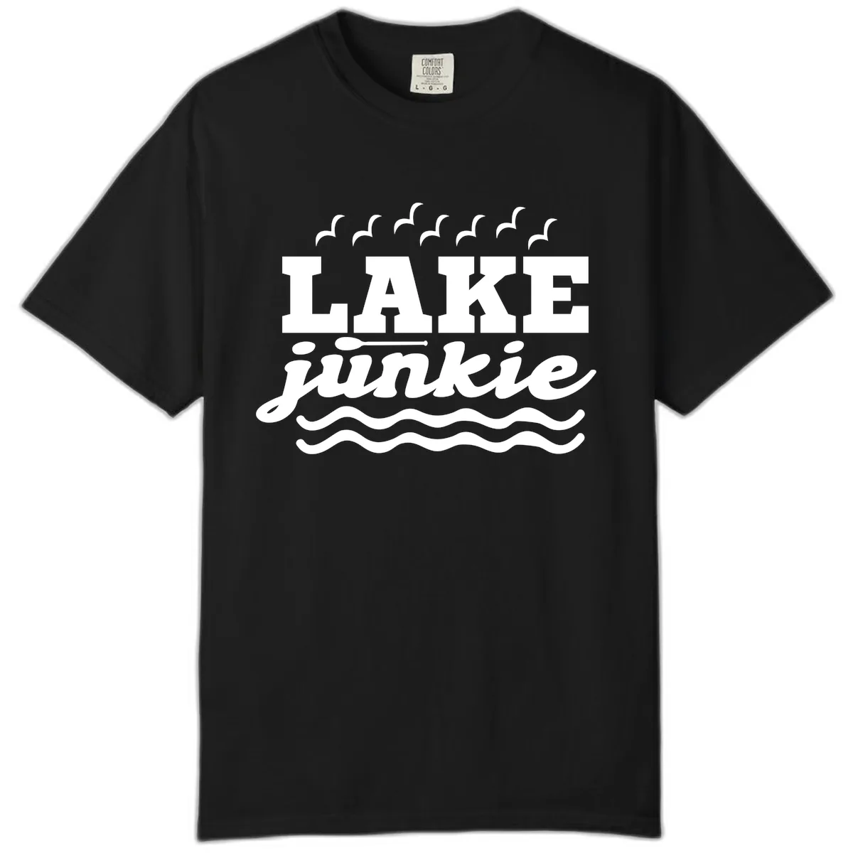 Lake Junkie Paddle Board Design Comfort Color in Black