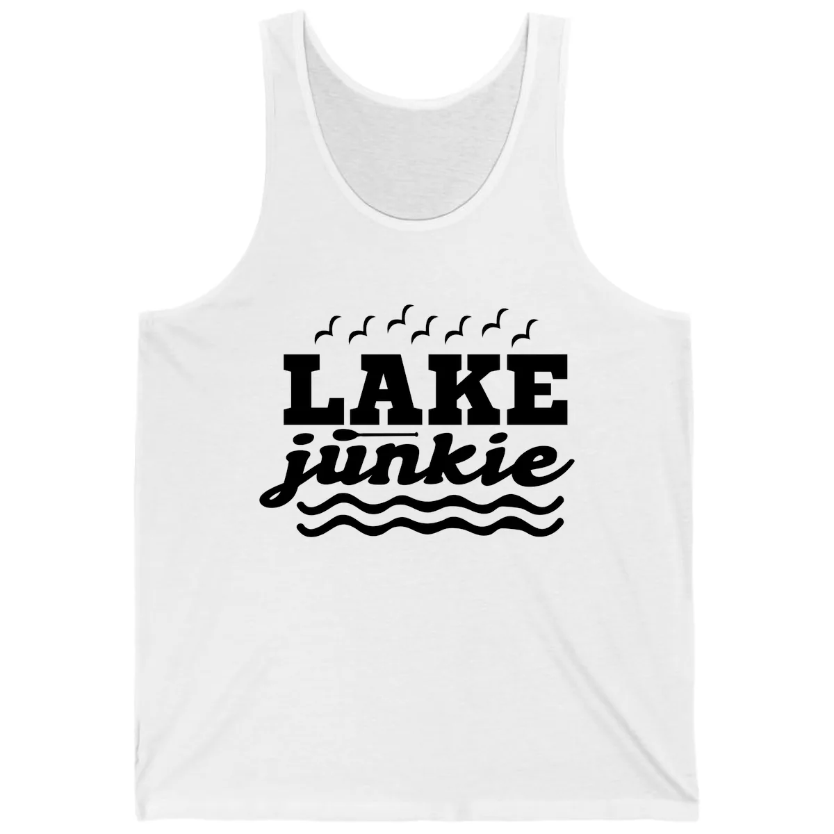 Lake Junkie Paddle Board Design Tank in White